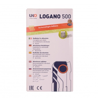 UNO-LOGANO 500/100 (4 секции) Алюминиевый радиатор