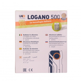 UNO-LOGANO 500/100 (6 секций) Алюминиевый радиатор 