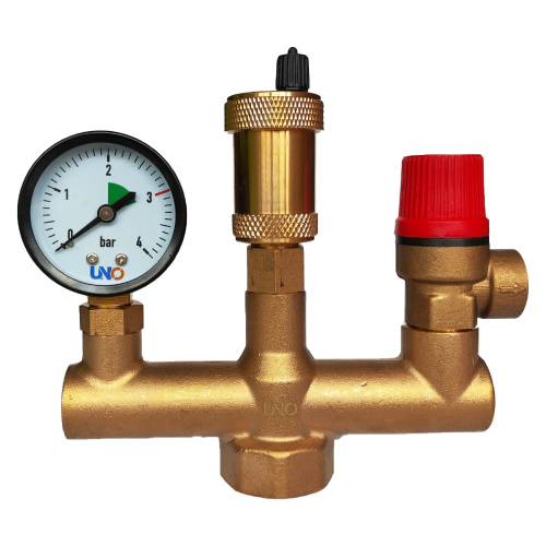 Аварийная сборка UNO 1", 3 бар NEW, (кор.-20шт.)