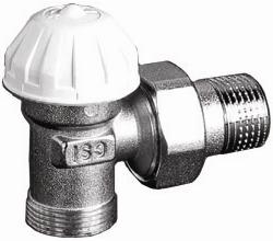 Корпус для терморегул угловой 1/2" (пластик) Luxor