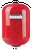 Вертикальный расширительный бак 18 литр (красный)